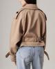 Damenkurztrenchcoat PERRY 9306 beige