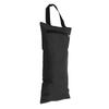 Yoga Sandbag 3 Colors Zippered Design Oxford Cloth Material Rollable Foldable Weighted Fitness Bag for TrainingBlack 41.5x18 Cm
