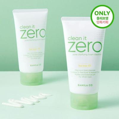 Clean It Zero Pore Cleansing Foam Cleanser 150ml Double Promotion