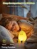 Cute Night Light Kids Mango Sleep Lamp Warm White Bedroom Decor Silicone Nightlight Baby Nursery Lights Birthday Christmas Gift