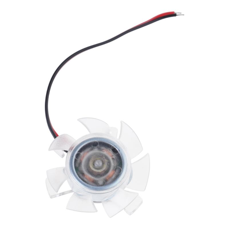 

Улучшенный вентилятор охлаждения, диаметр 27,5 мм, АБС-пластик, цветная подсветка, компактный, плоская ножка-подставка для дома, лучшее снижение температуры 1