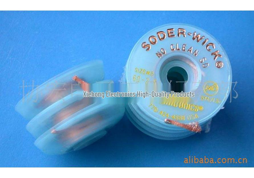 CHEMTRONICS SW18015 Rosin Core Desoldering Wick, 0.8mm / No-Clean Wick 16015