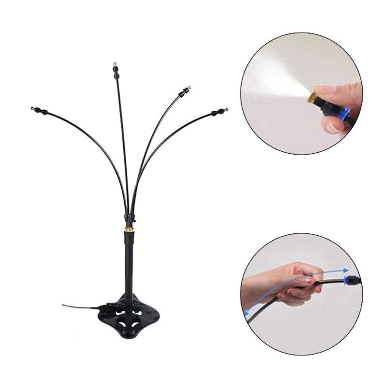 Ugello in Ottone Robusto Spruzzatore a Supporto Sistema di Nebulizzazione Multi-Testa Per Esterni Giardino Terrazzo Sollievo dal Calore