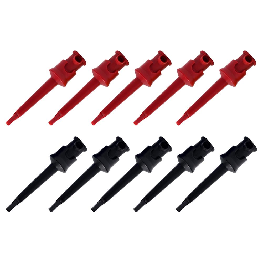10A Test Clip 30Vac-60Vac Black Copper Red Brand New