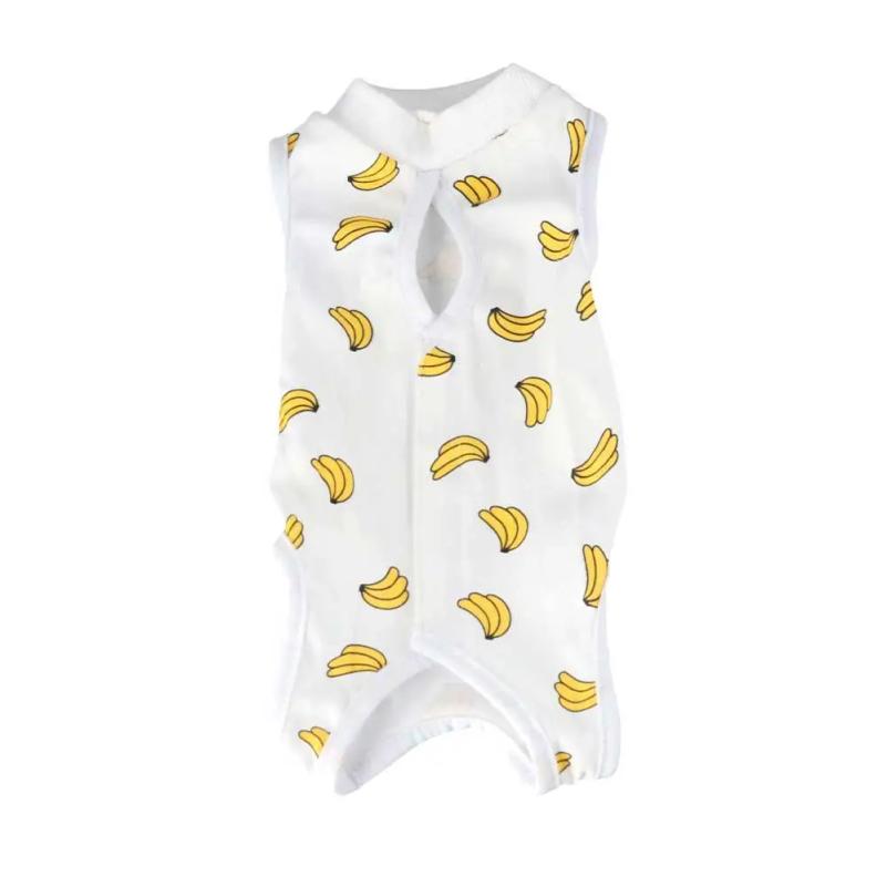 Anti-léchage S-XL Vêtements pour chatons Chemise à porter après la chirurgie Combinaisons de récupération Vêtements pour chat Accessoires pour animaux de compagnie Gilet pour chat