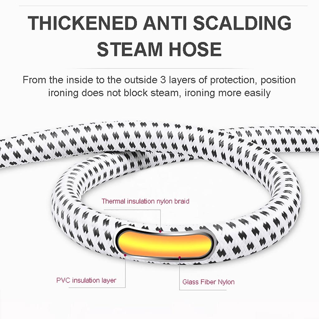1800W 1.6L Handheld Ironing Machine Household Adjustable Vertical Flat Steam Iron Clothes Steamer Garment Steamer