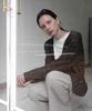 Vertneuf Mohair Wrap Cardigan_Brown