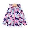 Kinder Wasserdichte Windjacke mit Kapuze für Jungen und Mädchen - Outdoor Wanderjacke, Modische Frühlings-/Herbst-Cardigan-Oberteil.