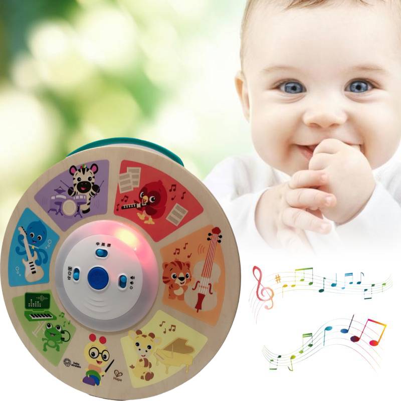Baby Smart Sounds Symphony Magic Touch Wooden Electronic Puzzle Toy