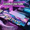 Tappetino per Mouse Personalizzato con Nome e Motivo Cacciatori di Demoni KPop, Tappetino da Scrivania per Laptop PC, Tappetino Decorativo per Scrivania per Casa, Tappetino per Tastiera, Regalo