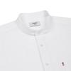 Renoma Cotton Sucker Solid China Collar Shirt Rpssg1003 Wh