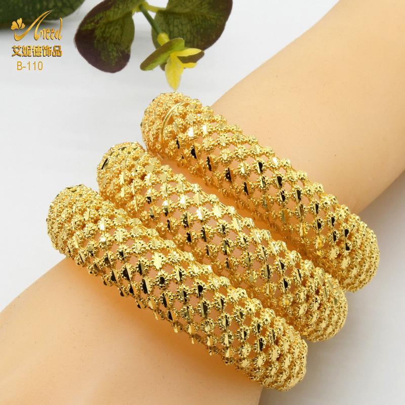 

Дубай Лучший 24-каратный браслет из сплава Нигерия Свадебный Женский Свадебный Золотой Браслет