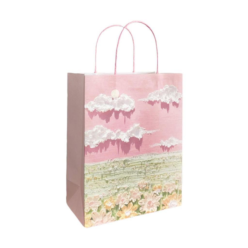 3D Oil Painting Style Tote Bag for Birthdays & Teacher's Day - Gift Bag for Bestie