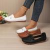 Plus Size Classic Bowknot Loafers - Casual Slip-On Flat Shoes