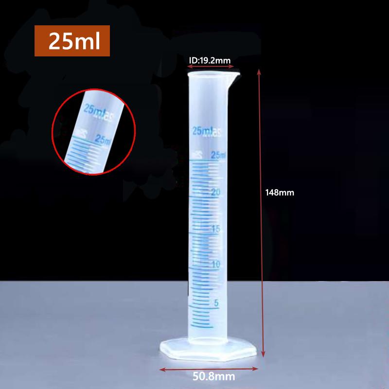 

1/3 шт 10 мл-1000 мл прозрачный мерный пластиковый градуированный цилиндр пластиковая пробная тестовая жидкая трубка лабораторный инструмент 1pcs