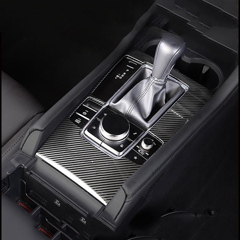 Stainless Steel Car Interior Water Cup Holder Frame Cover Trim Decoration Sticker For Mazda 3 Axela   BP Accessories