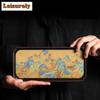 Chinese Landscape Rectangle Tea Tray Cake Rack Coffee Storage Board Teapot Base Dishes for Serving Chinese Tea Set Accessories
