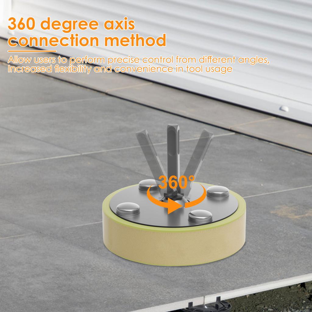 Tile Vibration Leveling Tool with an electric hammer drive system 360° Rotary Portable Floor Tiles Leveler