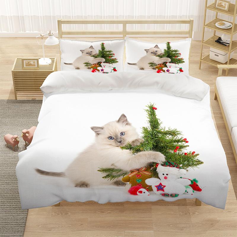 100% Polyester Bedding Set US CalifKing Winter Bedroom Duvet Cover Pillowcaes Home Textile Set Dropshipping Wholesale