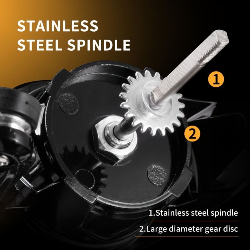 High Performance Spinning Reel  Durable EVA Handle High Gear Ratio and Strong Brake Suitable for Fresh and Saltwater Fishing High Speed Universal Type