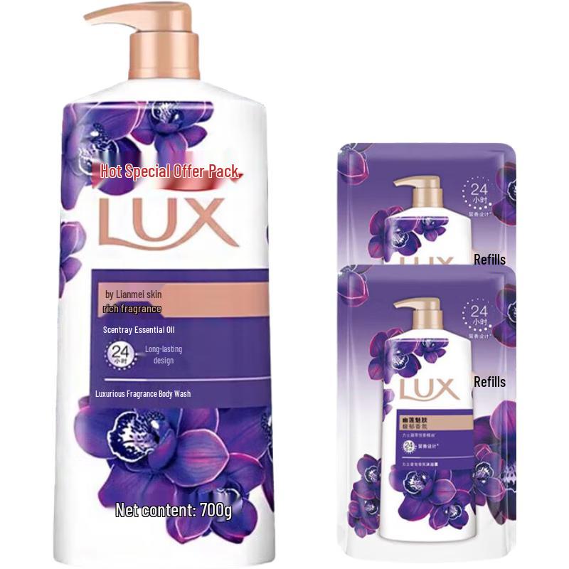 Lux Moisturizing Anti-Itch Body Wash, Enchanting Orchid