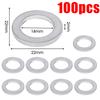 14mm Aluminum Oil Drain Plug Crush Washer Set Non-Slip for Lasting Sealing Car Exterior Accessories for Oil Change Compatible