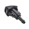 1 Pair Windscreen Washer Spray Black Nozzle Plastic
