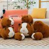 Süßes Cartoon Braunes Pose Holländisches Schwein Plüschtier Puppe Für Kinder Kinder Geschenk