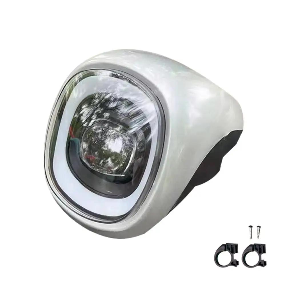 Universelles 48V60V Elektrofahrzeug-Anzeigeninstrument Scheinwerfer Integrierter Hupenschalter Batteriestandanzeige Licht Großes Motorrad Zubehör Schloss Auto W7D0