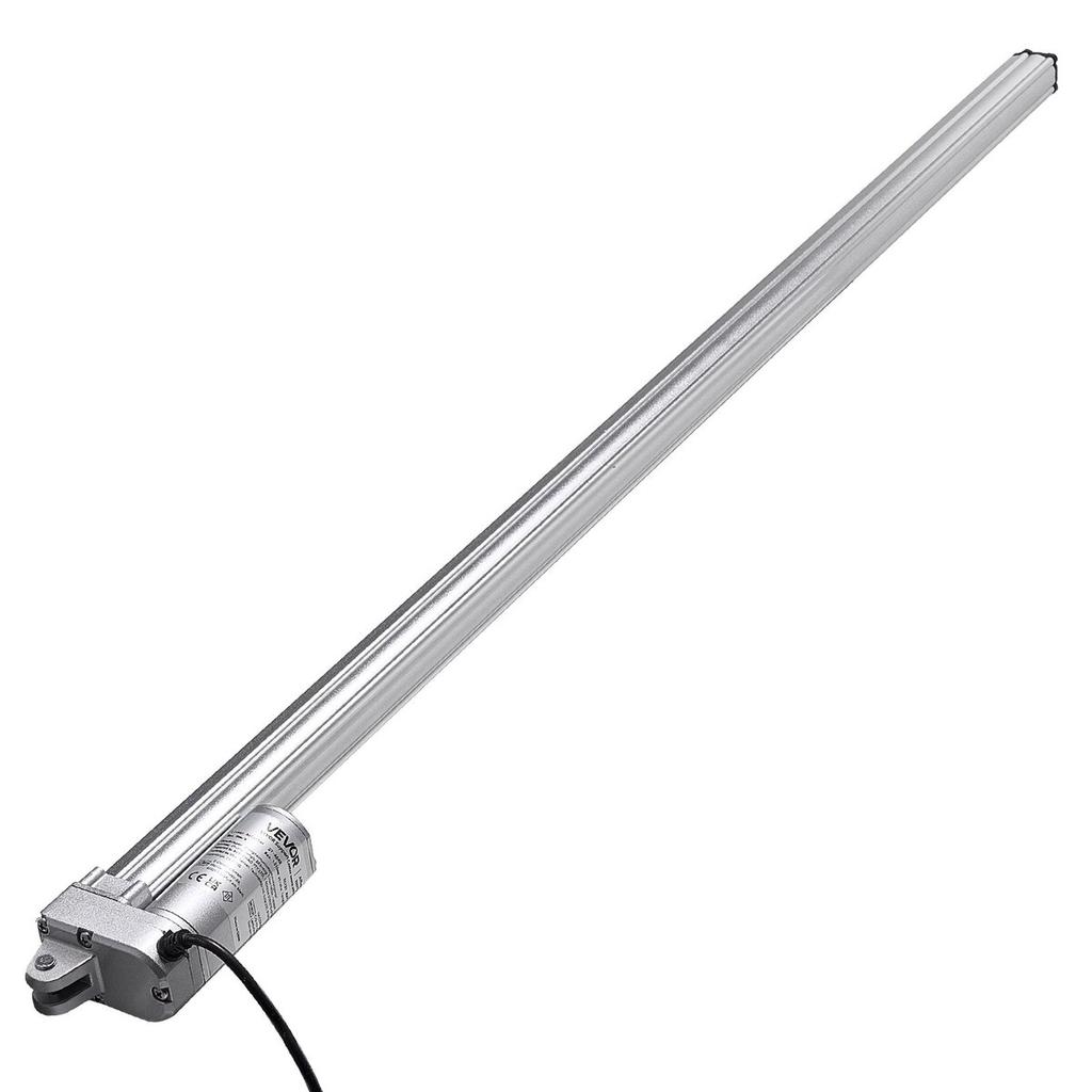12V Linear Actuator, 1016mm Stroke IP65 Waterproof Linear Actuator, 3000N 5mm/s Motion Actuators with Mounting Bracket for Solar Trackers, Industrial