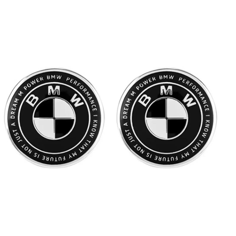 2pcs/set 82mm or 74mm for BMW X1 X3x30f34f36 car hood badge ABS badge accessories for car trunk.2 stuck feet