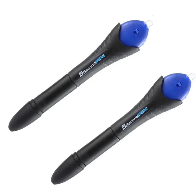 1 Stück Super Liquid UV Klebestift - 5-Sekunden Sofort-Reparaturwerkzeug mit UV-Licht für Glas-, Holzbearbeitungs- und Schweißreparaturen