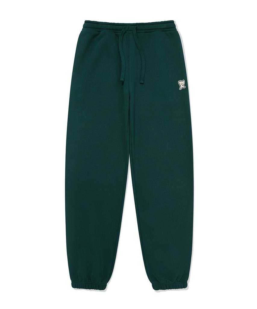WACKY WILLY Fleece-Lined Sweat Jogger Pants Green