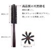 Loved by Hair Salons Around the PERFEHAIR Boar Hair Roll Brush Soft Hair Dryer Compatible 20cm Hair Brush for Men and Suitable for Cat Curly and Curls