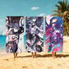 H-honkai Star Game RailAshveil Towel Beach Quick Dry Soft Pool Towels Gift for Travel Gym Shower Camping Sports