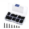 500pcs Portable Metal M3 Screw Kit Cross Head Round Head Self Tapping Screw Fastener Self Drilling Pan Head Screw Hardware