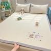 Class A Summer Cartoon Ice Bean Cooling Bed Sheet Set, Machine Washable, Breathable & Air-Conditioned, Three Pieces.