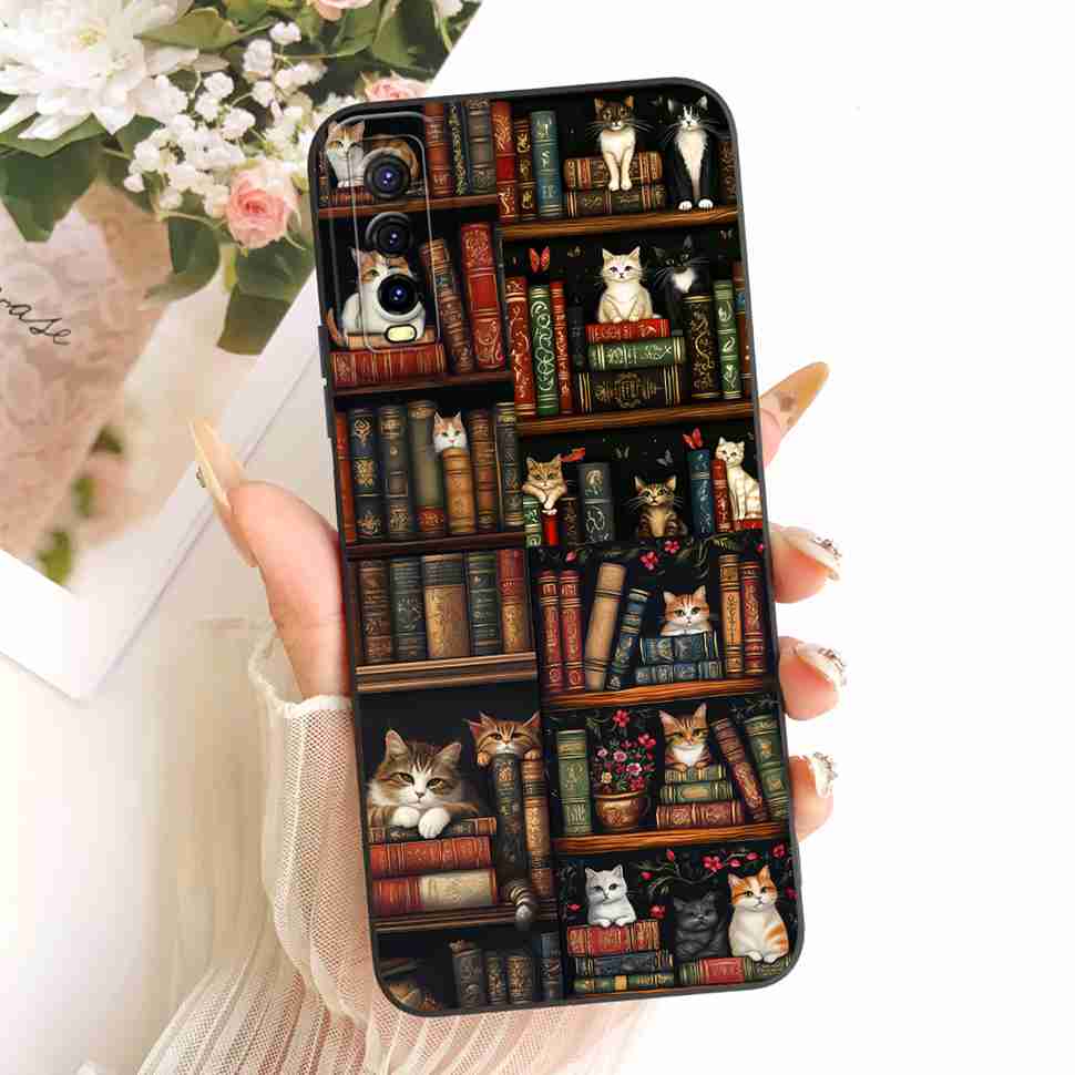 For vivo Y70s 5G Case Luxurious Flower Cartoon Silicone Back Cover For Vivo Y 70s Y51s Y51S V2002A Shockproof Phone Cases Fundas