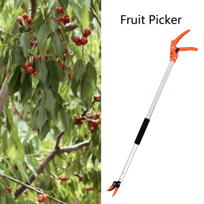 Pole Pruners High Branch Pruning Telescoping Pole Tree Pruner Cut And Hold Fruit Picking Scissors For Trimming Hedges Shrubs