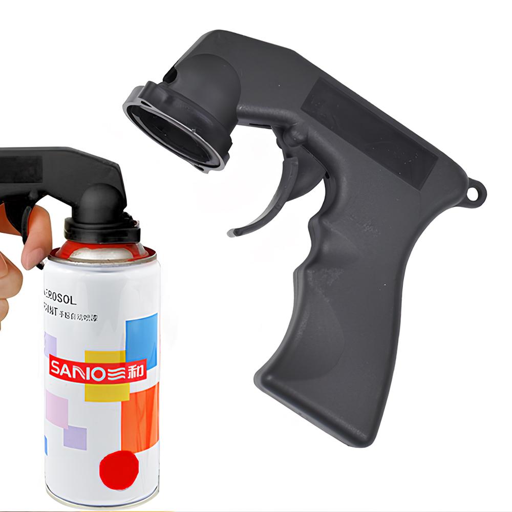 Spray Adapter Paint Care Aerosol Film Gun Handle Full Grip Trigger Maintenance Tools Locking Ring Automotive Parts Convenient