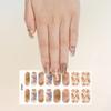 Gel Nail Art Full Stickers 16-finger Light Therapy Semi-curing Baking Lamp Nail Stickers Harden, Last Long, Are Waterproof and Whiten