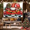 Santa Claus Christmas Tapestry Background Cloth Hanging Cloth Bedroom Bedside Decorative Wall Cloth Rental Dormitory Tapestry