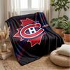 Coperta in Pile Flanella Montreal Canadiens Coperta Calda e Accogliente per Divano Letto Viaggio Uso Stagionale