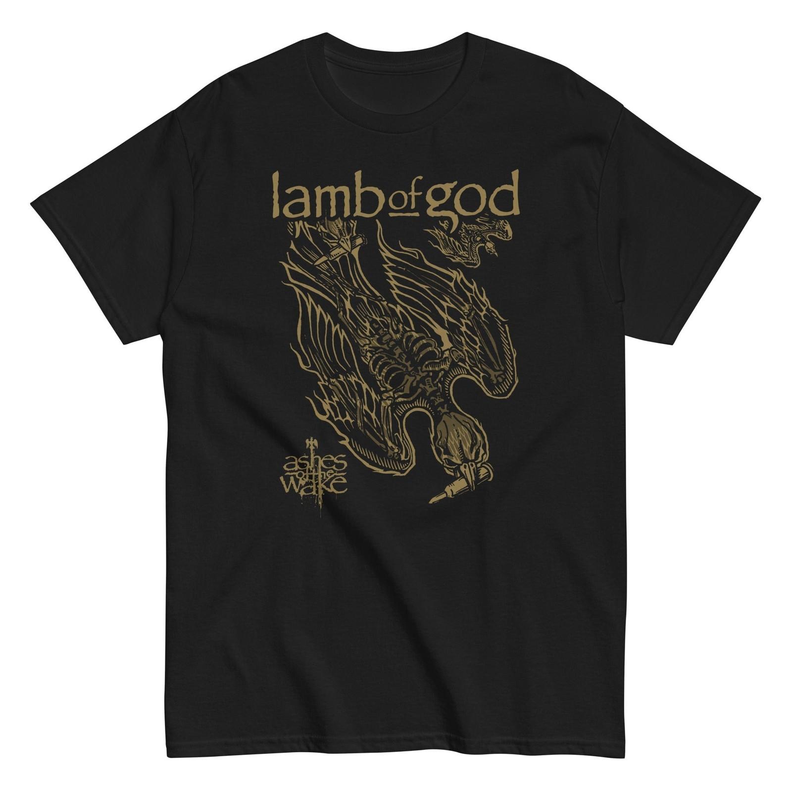 Lamb of God Ashes of the Wake T-Shirt T-Shirt Black New S