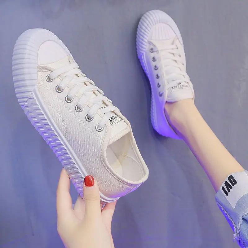 

Fashion Canvas Lace Up Ladies Shoes Women Footwear Low Round Toe Pink Light Original High Quality Urban Designer 39 Fashion 2024 Korean 40
