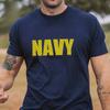 2025 nové léto nové téma US NAVY námořnický keprový design armádní fanoušci tričko s krátkým rukávem Pánské odolné oblečení potištěné tričko