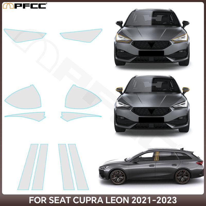 Für Seat Cupra Formentor 2024 2025 Scheinwerfer Rückspiegel B-Säulen Lackschutzfolie Kratzfest Schutz Transparent PPF