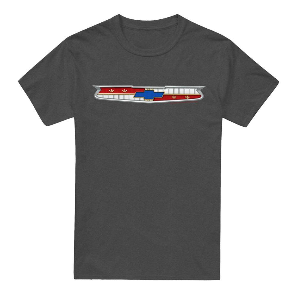 Chevrolet Unisex Adult 56 Bel Air Emblem Heather T-Shirt