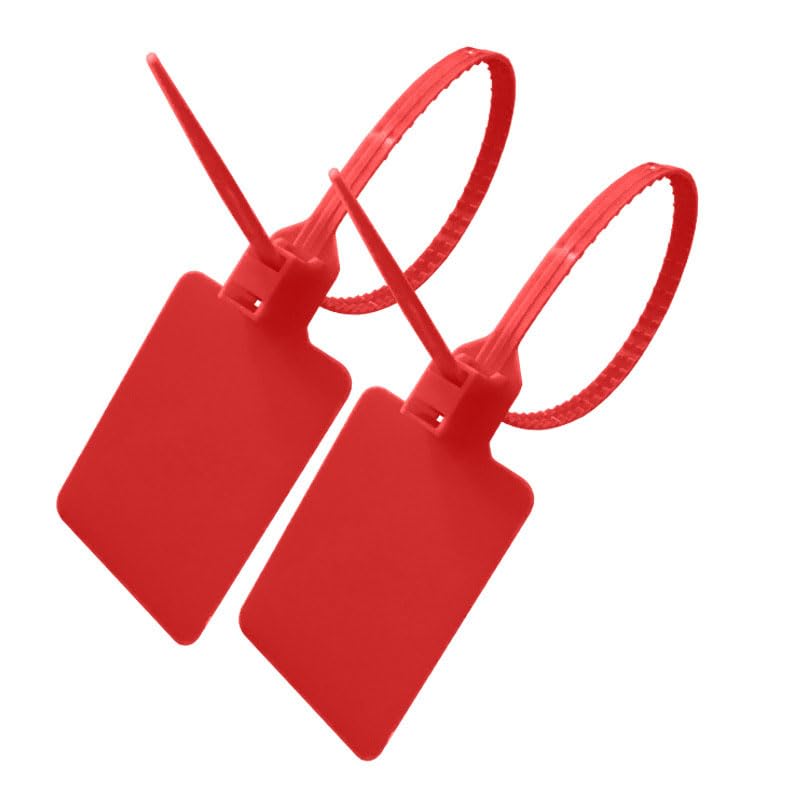 SUNZEMIN Cable Ties, Labels, Markers, Locking Ties, Anti-Theft, Disposable, One-Touch Locking Cable Ties, Tags, for Organizing Cords, Wiring, and