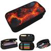 Trousse à crayons Volcan Magma Feu Lava pour Garçon Fille Cadeaux Boîte à stylos Sac à crayons Fournitures de papeterie Sac porte-stylos